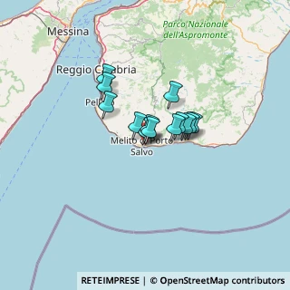 Mappa Via Luigi Einaudi, 89063 Melito di Porto Salvo RC, Italia (8.43538)