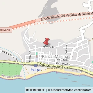 Mappa Via Ariella, 44, 89038 Palizzi, Reggio di Calabria (Calabria)