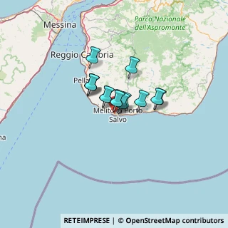 Mappa Via Rumbolo, 89063 Melito di Porto Salvo RC, Italia (7.85143)