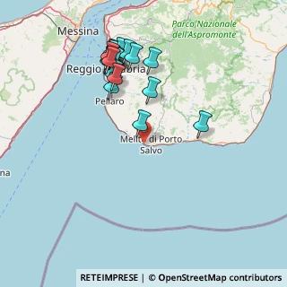 Mappa Via Lungomare dei Mille, 89063 Melito di Porto Salvo RC, Italia (18.555)