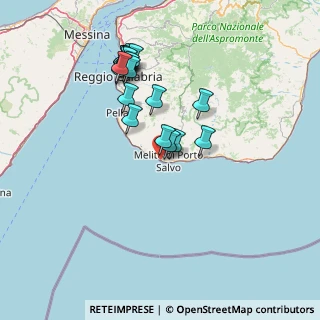 Mappa Via Lungomare dei Mille, 89063 Melito di Porto Salvo RC, Italia (15.9675)