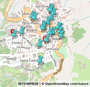 Mappa Via Luigi Settembrini, 98073 Mistretta ME, Italia (0.226)