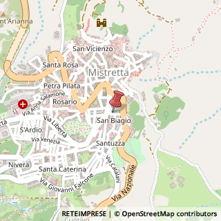 Mappa Via San Biagio,  2, 98073 Mistretta, Messina (Sicilia)