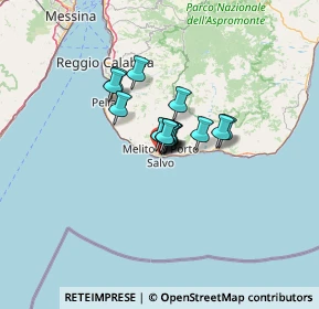 Mappa 89063 Melito di Porto Salvo RC, Italia (6.97533)