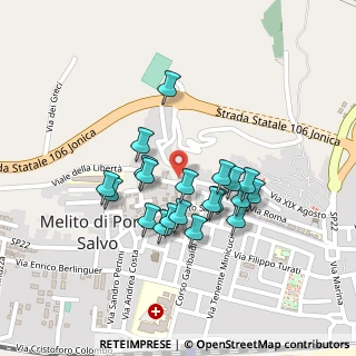 Mappa Via Stadio, 89063 Melito di Porto Salvo RC, Italia (0.206)