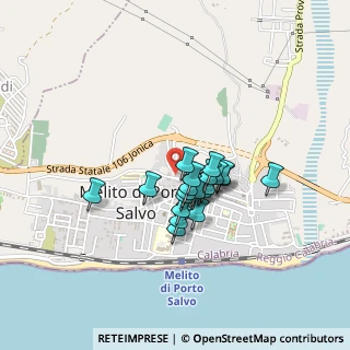 Mappa Via Stadio, 89063 Melito di Porto Salvo RC, Italia (0.322)