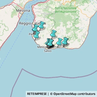 Mappa Via Fratelli Bandiera, 89063 Melito di Porto Salvo RC, Italia (6.884)