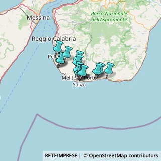 Mappa Via Fratelli Bandiera, 89063 Melito di Porto Salvo RC, Italia (7.32625)
