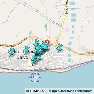 Mappa Via Fratelli Bandiera, 89063 Melito di Porto Salvo RC, Italia (0.3745)