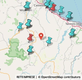 Mappa SP 6, 90020 Baucina PA, Italia (10.913)