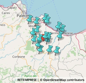 Mappa SP 6, 90020 Baucina PA, Italia (10.39778)