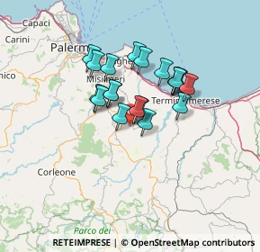 Mappa SP 6, 90020 Baucina PA, Italia (11.001)