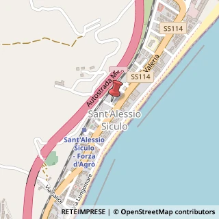 Mappa Via Antonio Musumeci, 3, 98030 Sant'Alessio Siculo, Messina (Sicilia)