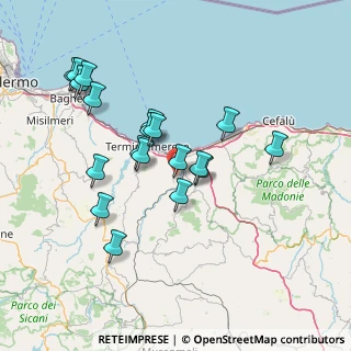 Mappa SP 21, 90020 Sciara PA, Italia (15.69263)
