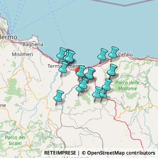 Mappa SP 21, 90020 Sciara PA, Italia (10.76316)