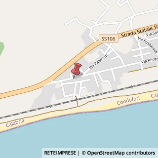 Mappa Via Peripoli, 505, 89030 San Carlo-Condofuri Marina RC, Italia, 89030 Condofuri, Reggio di Calabria (Calabria)