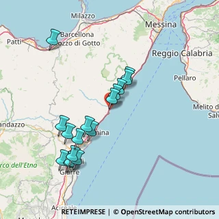 Mappa VIA PASQUALINO D'AGATA, 98030 Sant'Alessio siculo ME, Italia (16.96313)