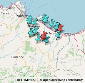 Mappa 90020 Baucina PA, Italia (10.81)