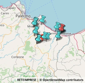 Mappa 90020 Baucina PA, Italia (10.494)
