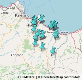 Mappa 90020 Baucina PA, Italia (10.497)