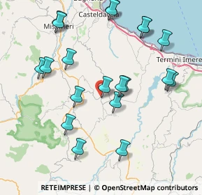 Mappa 90020 Baucina PA, Italia (9.5285)