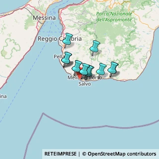 Mappa Via Lungomare, 89063 Melito di Porto Salvo RC, Italia (7.91429)