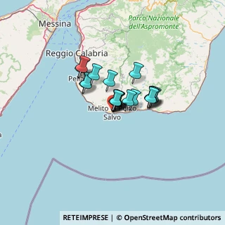 Mappa Via Papa Giovanni XXIII, 89063 Melito di Porto Salvo RC, Italia (8.072)