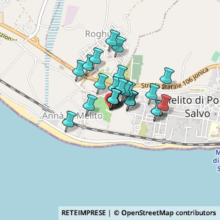 Mappa Via Sbarre, 89063 Melito di Porto Salvo RC, Italia (0.308)