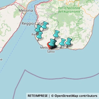 Mappa Via Sbarre, 89063 Melito di Porto Salvo RC, Italia (7.37667)