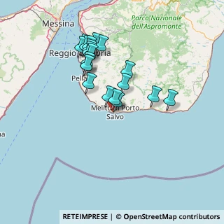 Mappa Via Sbarre, 89063 Melito di Porto Salvo RC, Italia (14.716)