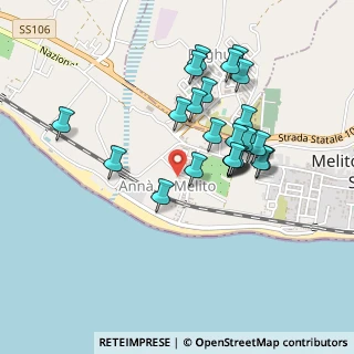 Mappa Via Tenente Minicuci, 89063 Melito di Porto Salvo RC, Italia (0.48)