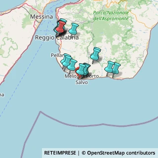 Mappa Via Tenente Minicuci, 89063 Melito di Porto Salvo RC, Italia (14.183)