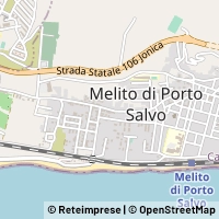 지도 Melito di Porto Salvo