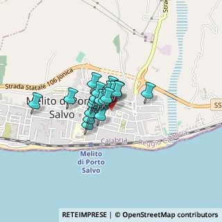 Mappa Via XXV Aprile, 89063 Melito di Porto Salvo RC, Italia (0.2465)