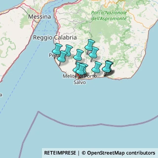 Mappa Via Mandonuzza, 89063 Melito di Porto Salvo RC, Italia (9.19071)