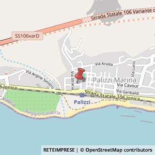 Mappa Piazza dei Martiri, 5, 89038 Palizzi, Reggio di Calabria (Calabria)