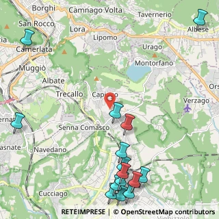 Mappa 22070 Capiago Intimiano CO, Italia (3.102)