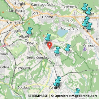 Mappa 22070 Capiago Intimiano CO, Italia (2.99769)
