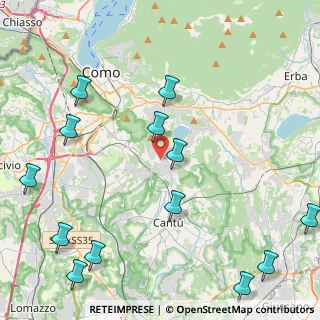 Mappa 22070 Capiago Intimiano CO, Italia (5.75385)
