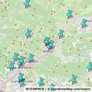 Mappa Via Favallo, 24021 Albino BG, Italia (6.109)