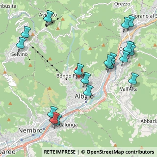 Mappa Via Favallo, 24021 Albino BG, Italia (2.538)