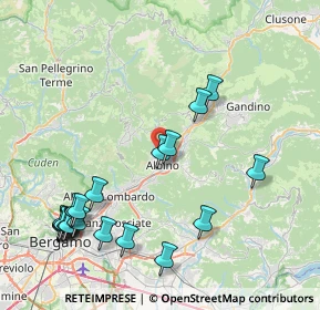 Mappa Via Favallo, 24021 Albino BG, Italia (9.8715)