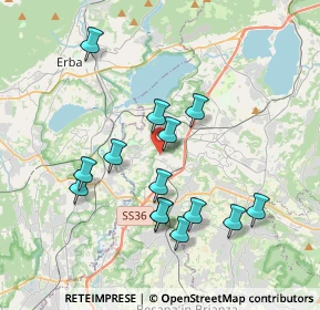 Mappa Via Giuseppe Garibaldi, 23845 Costa Masnaga LC, Italia (3.57857)