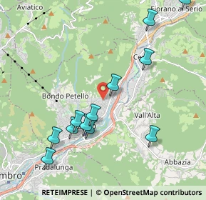 Mappa Via Santa Maria, 24021 Albino BG, Italia (2.17083)