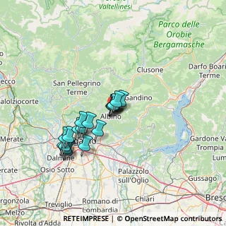 Mappa Via Santa Maria, 24021 Albino BG, Italia (11.325)