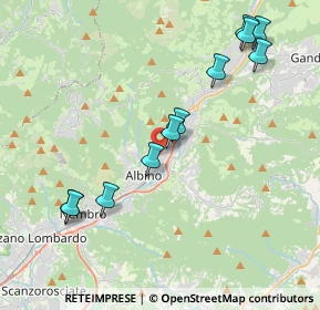 Mappa Via Santa Maria, 24021 Albino BG, Italia (4.30182)