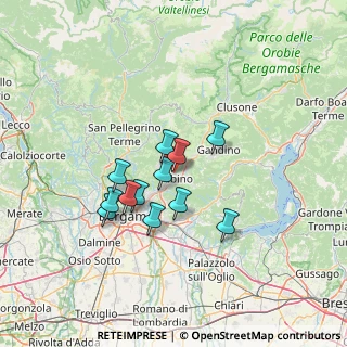 Mappa Via Francesco Crispi, 24021 Albino BG, Italia (10.55)