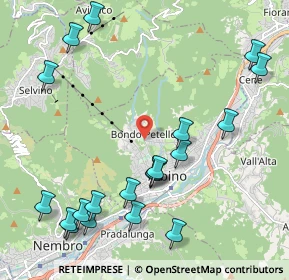 Mappa Via Francesco Crispi, 24021 Albino BG, Italia (2.5245)