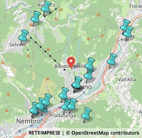 Mappa Via Francesco Crispi, 24021 Albino BG, Italia (2.4685)