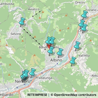 Mappa Via Francesco Crispi, 24021 Albino BG, Italia (2.51467)